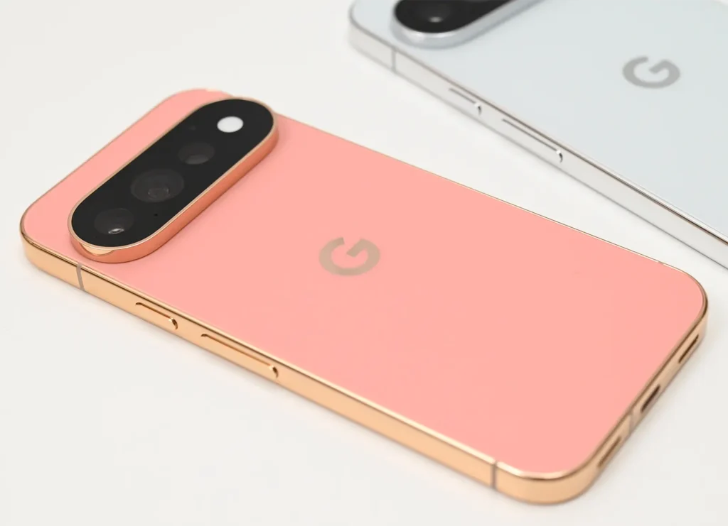 Pixel 11 Proのアルミフレームのディテール